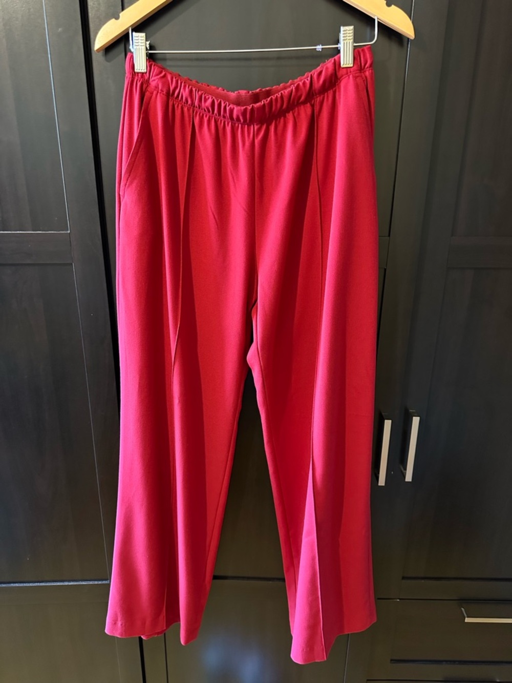 GAP Red Wide-Leg Pants | Size Small | NWT | Flowy Chic Minimalist